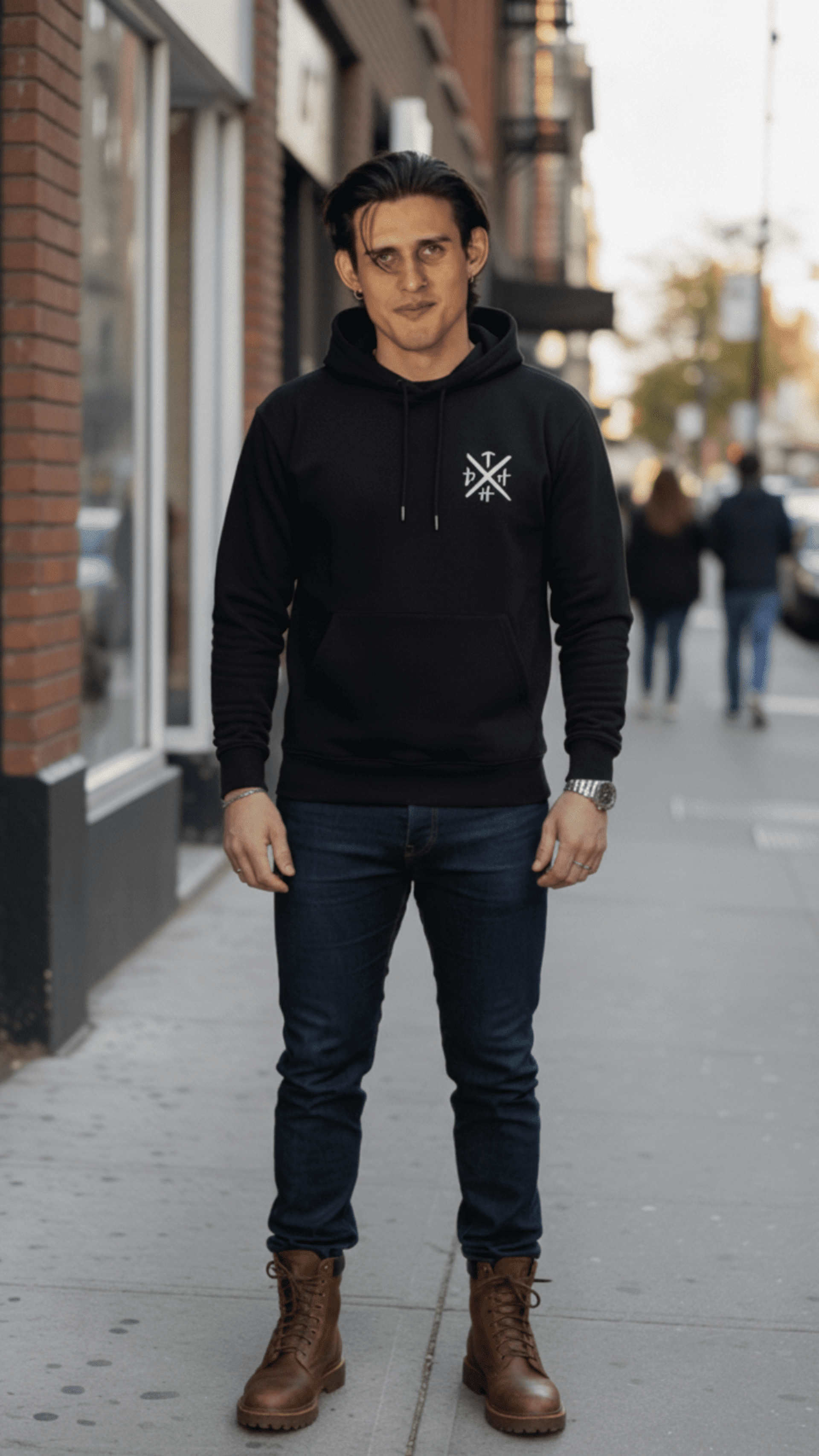 Sudadera TDAH en X (bolsillo canguro) - 2