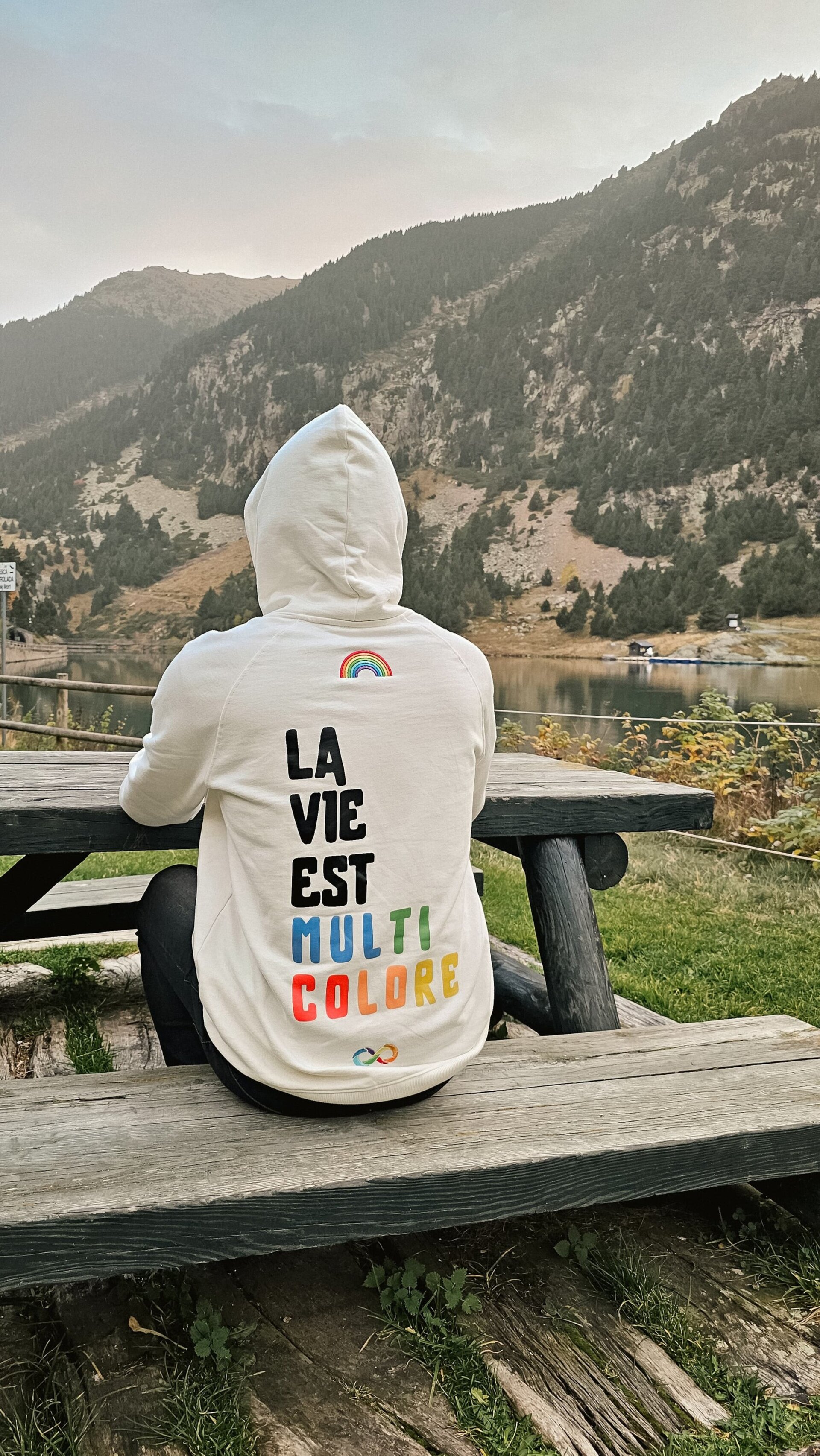 Sudadera "La vie est Multicolore" - 1