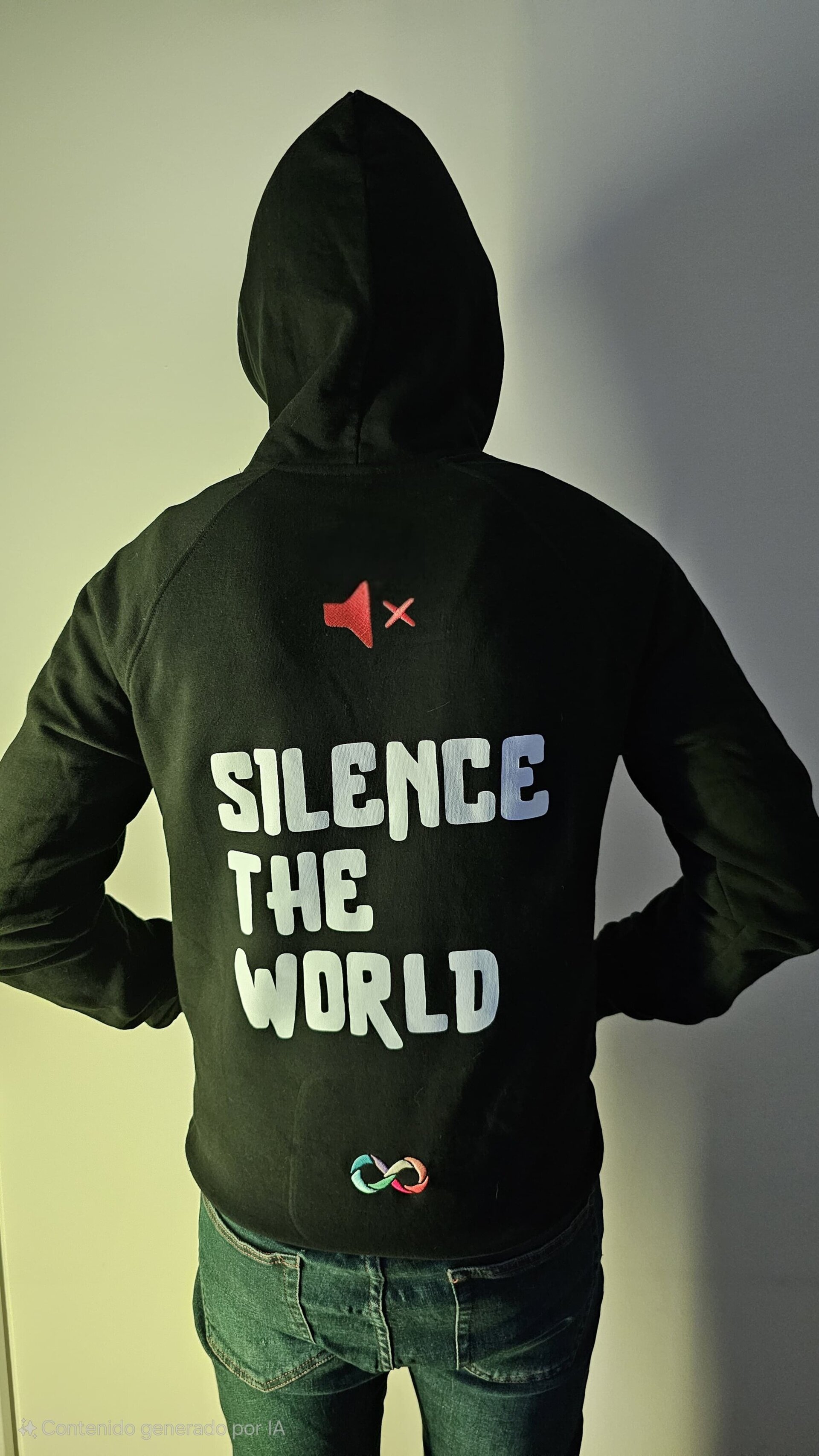 Sudadera "Silence the world" - 1
